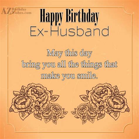 ex husband birthday card|ex husband birthday wishes.